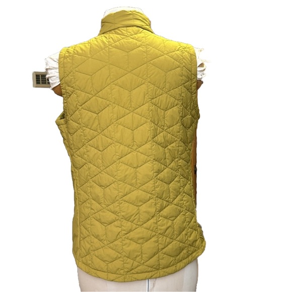 Duluth Trading Co. Women’s Agiloft Quilted Puffer Vest Chartreuse Green/Blue L - Picture 4 of 14